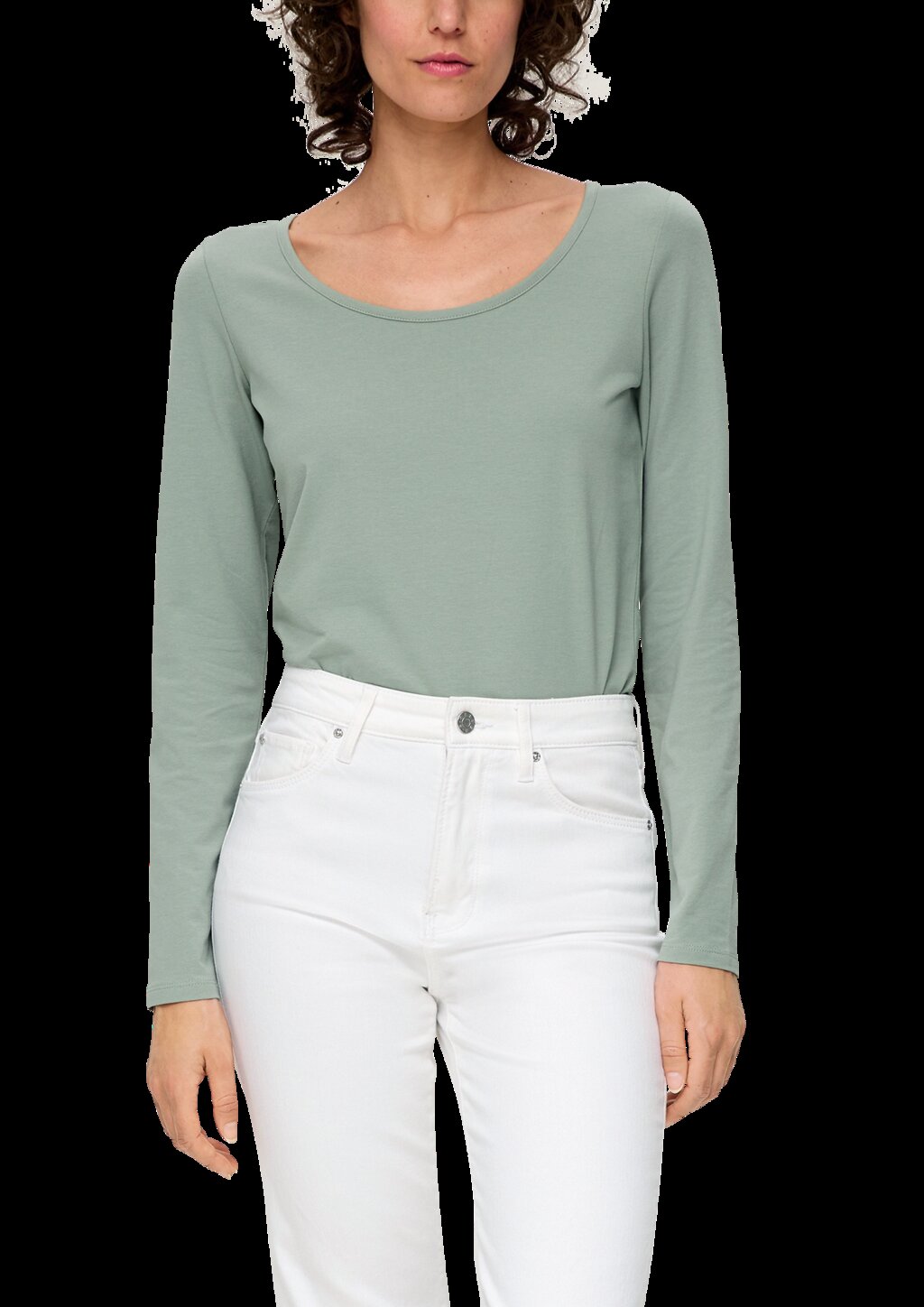 Longsleeve aus Baumwollstretch