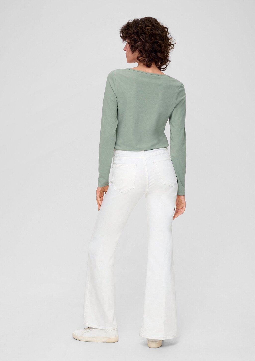 Longsleeve aus Baumwollstretch