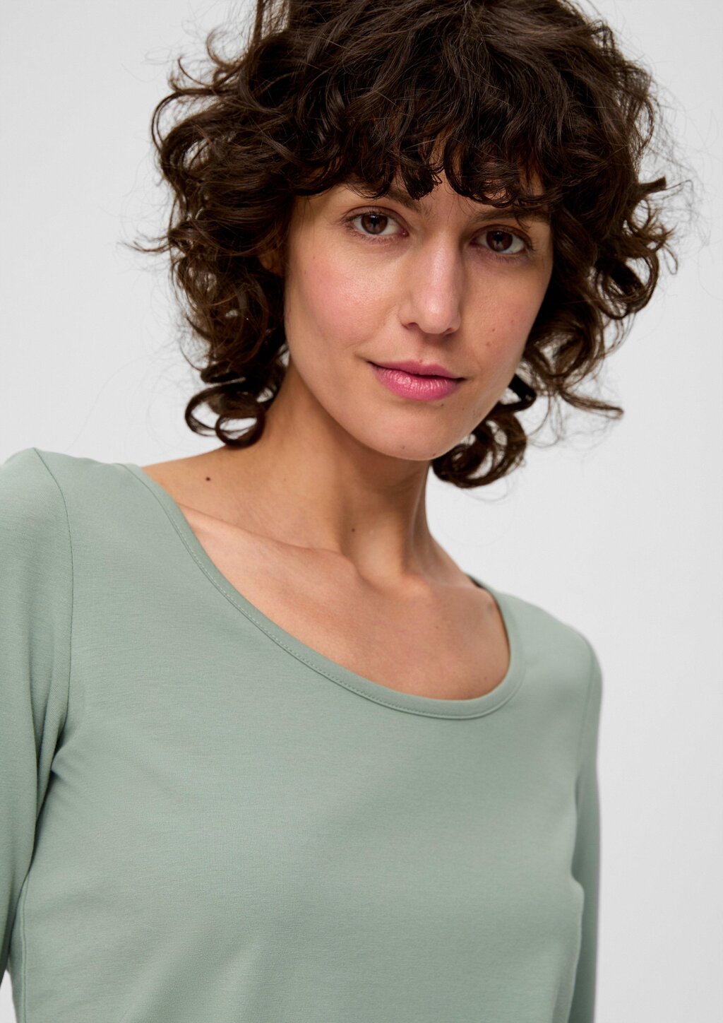 Longsleeve aus Baumwollstretch