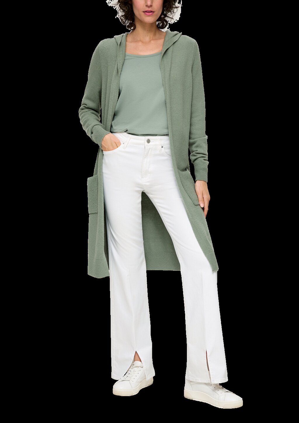 Longsleeve aus Baumwollstretch