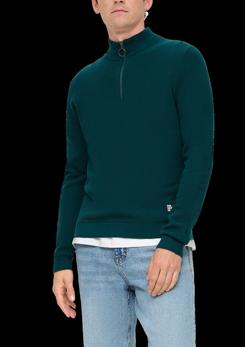 Pullover aus Strukturstrick