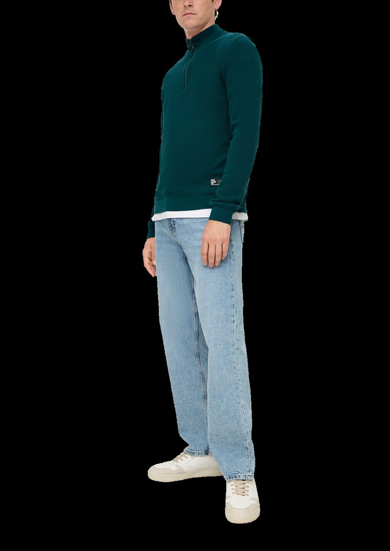 Pullover aus Strukturstrick