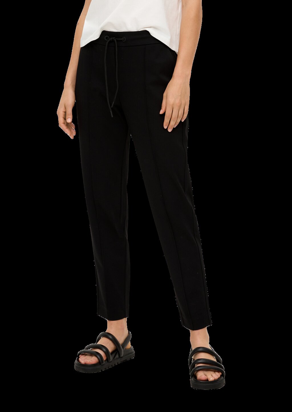 Interlock-Jogpant in Twilloptik