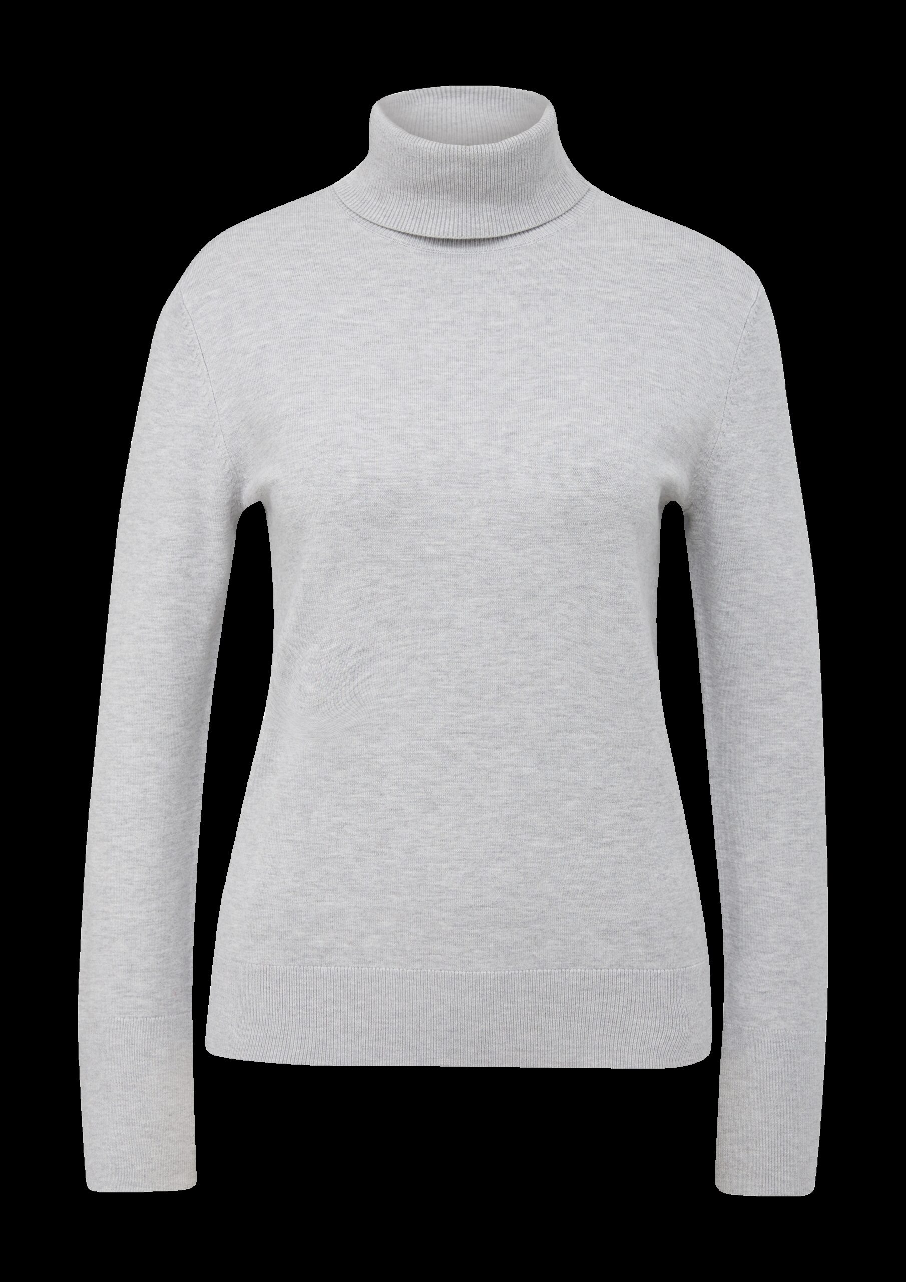 Rollkragenpullover aus Viskosemix