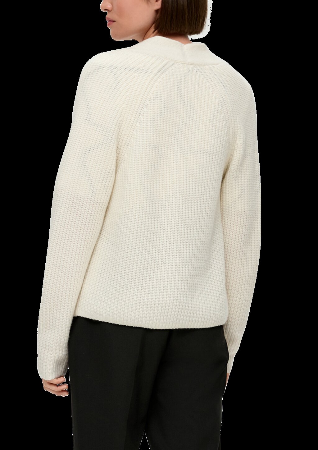 Kurzer Cardigan aus Wollmix