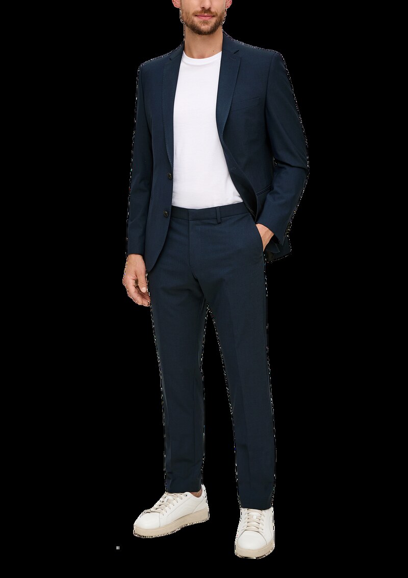 s.O ULTIMATE: Anzughose mit Hahnentritt-Muster