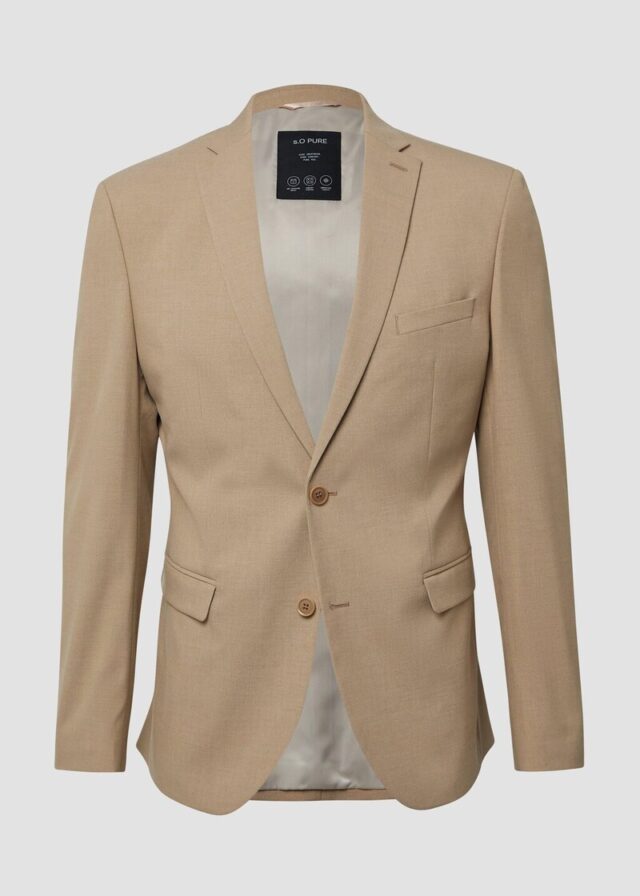 s.O PURE: Anzugsakko in Woll-Optik