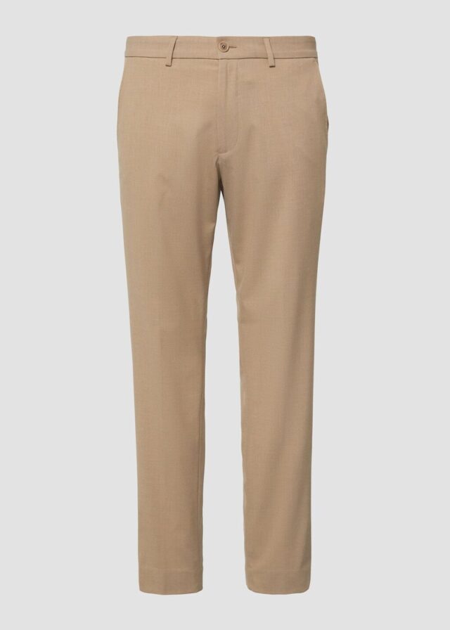 s.O PURE: Anzughose in Woll-Optik