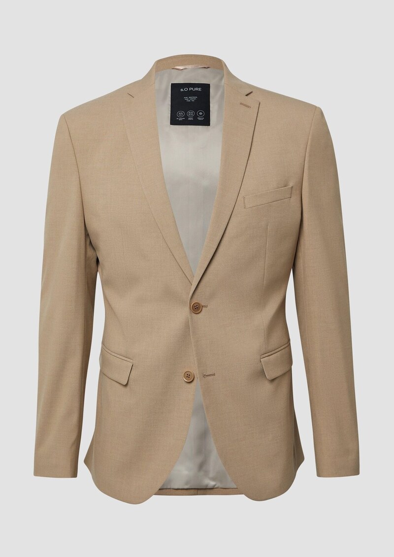 s.O PURE: Anzugsakko in Woll-Optik