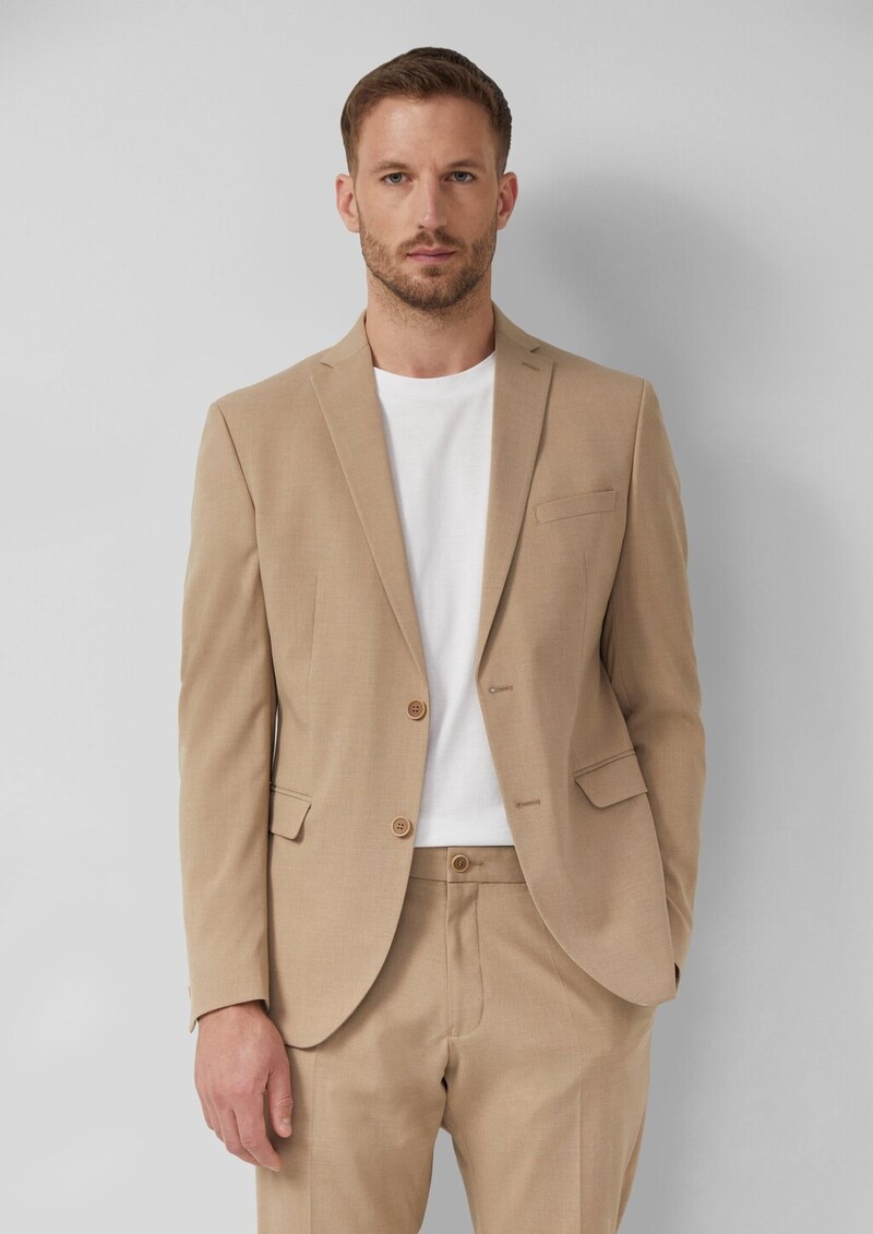 s.O PURE: Anzugsakko in Woll-Optik