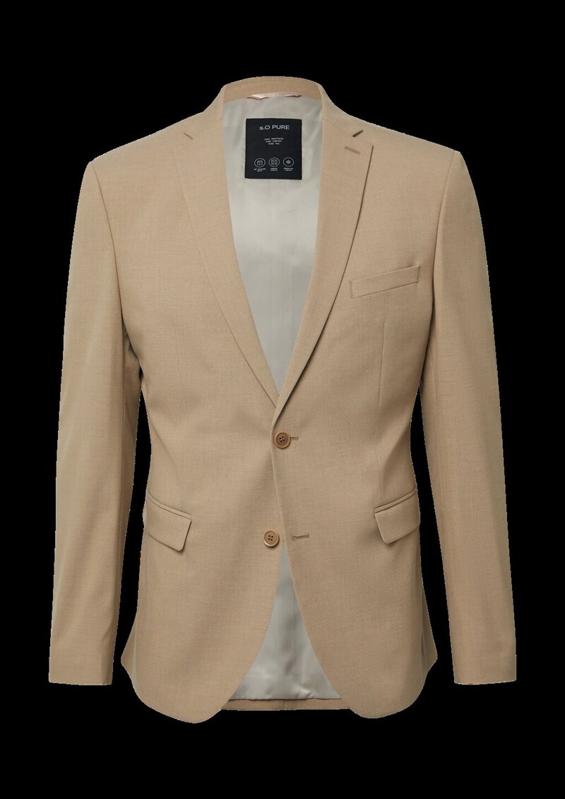 s.O PURE: Anzugsakko in Woll-Optik