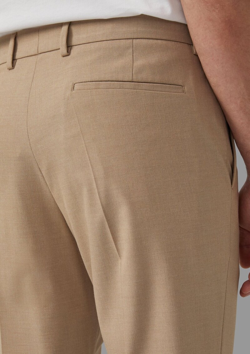 s.O PURE: Anzughose in Woll-Optik