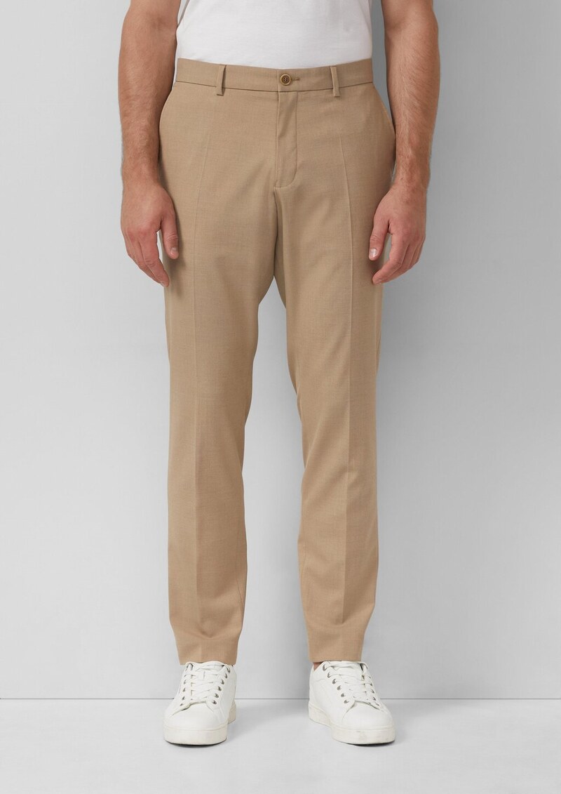 s.O PURE: Anzughose in Woll-Optik