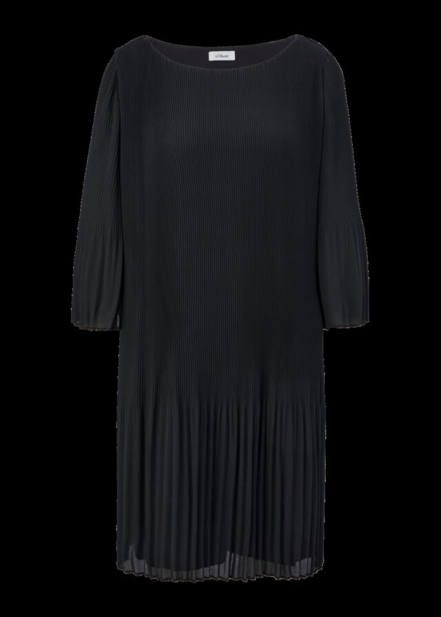 Minikleid mit Plisseefalten