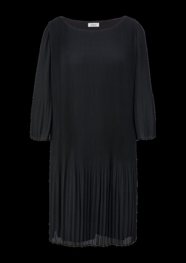 Minikleid mit Plisseefalten