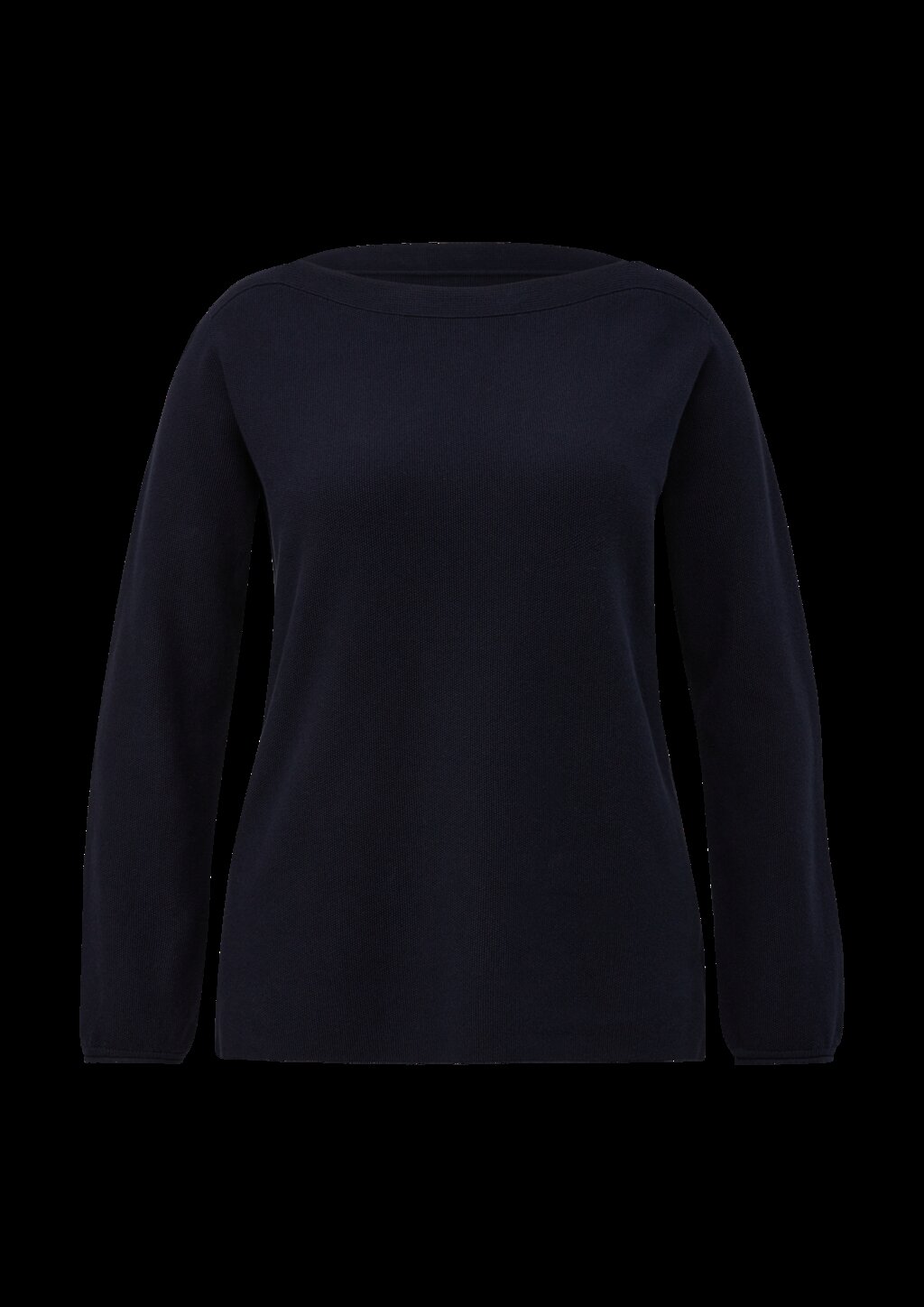 Strickpullover mit geschlitztem Saum