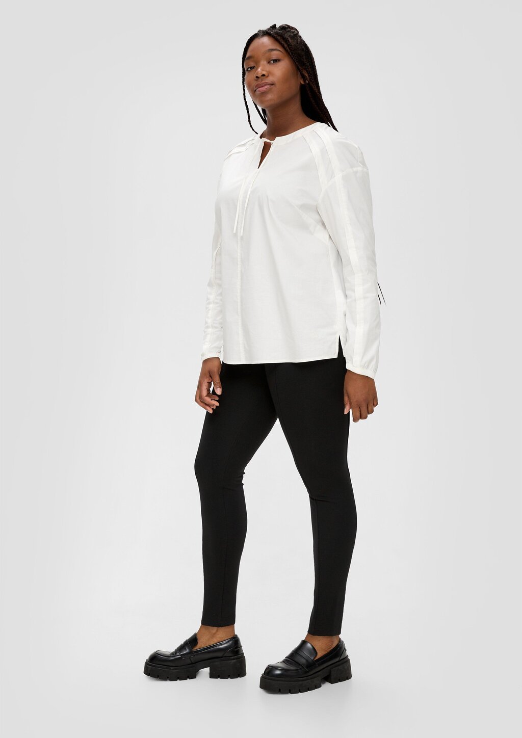 Leggings mit elastischen Inserts