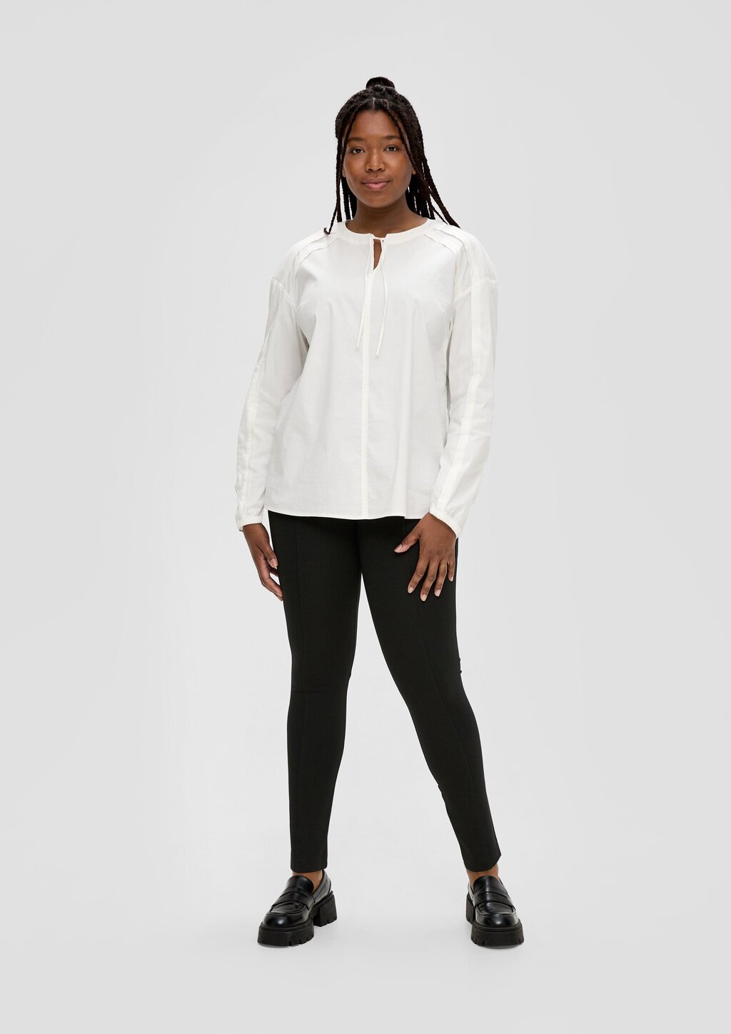 Leggings mit elastischen Inserts