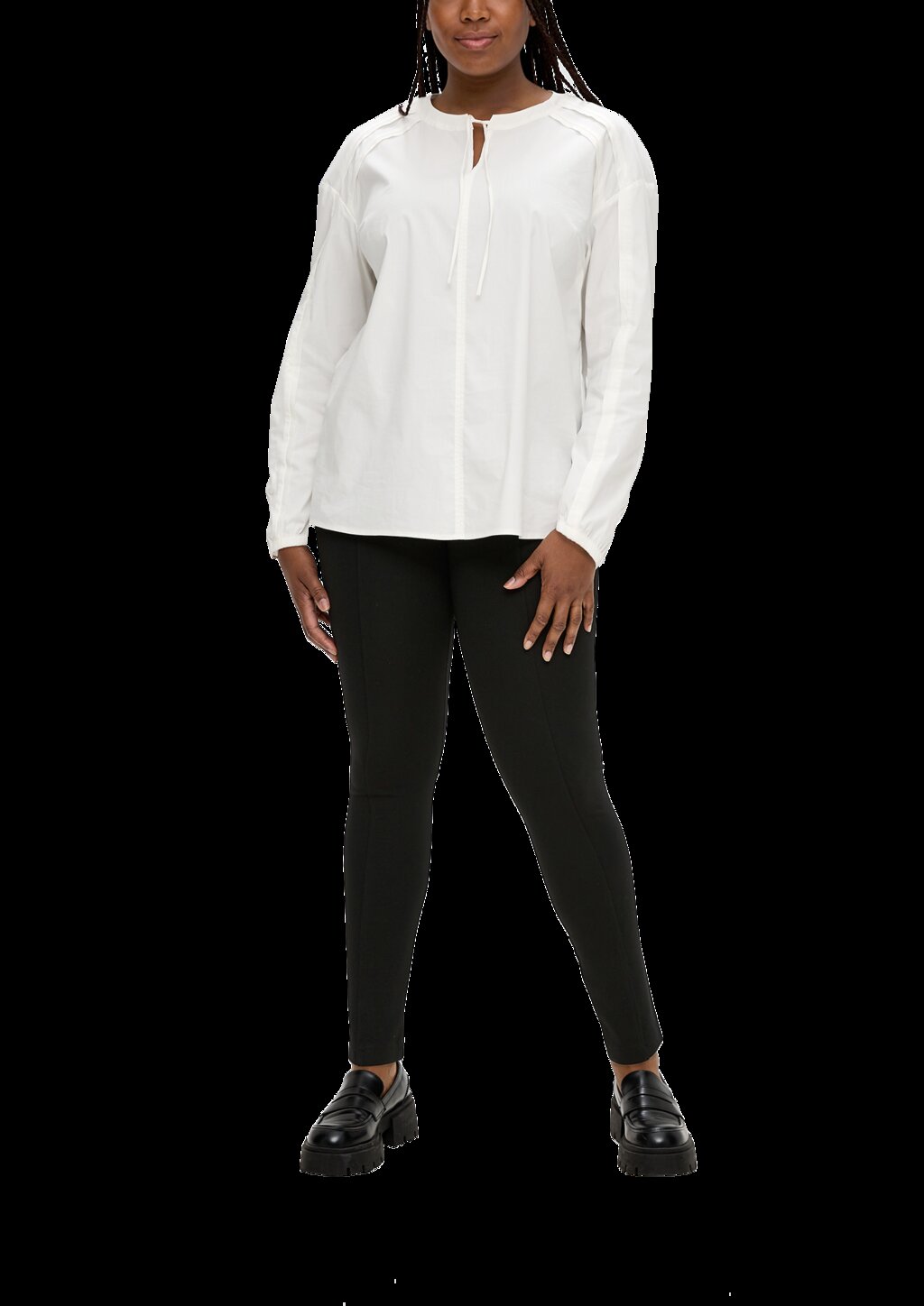 Leggings mit elastischen Inserts