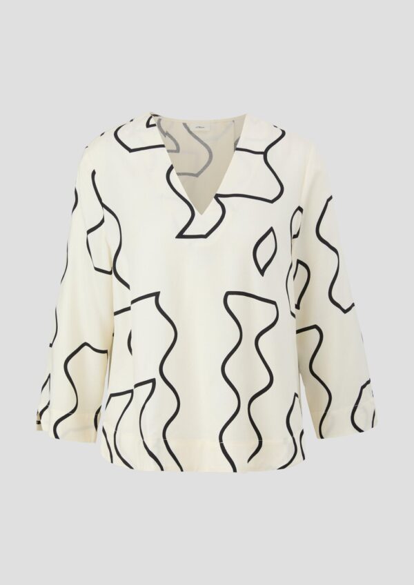 Bluse aus Viskose
