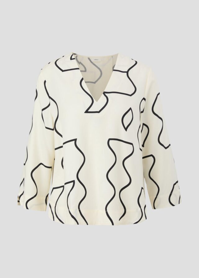 Bluse aus Viskose