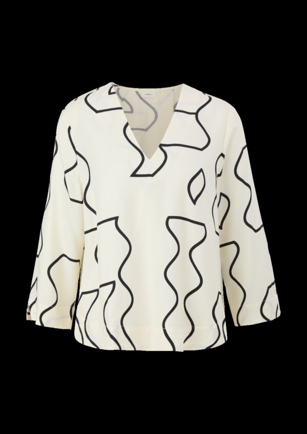 Bluse aus Viskose