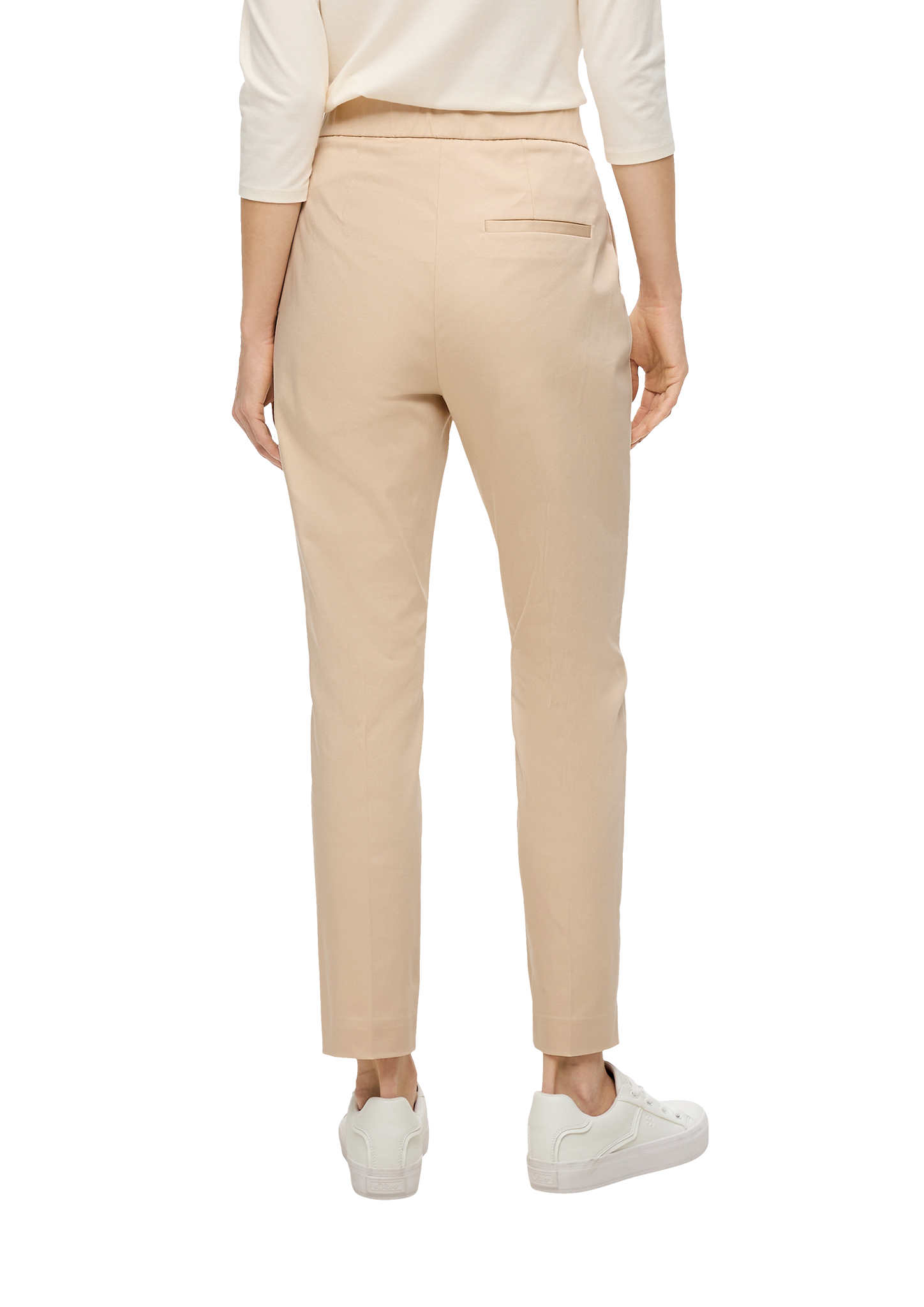 Cigarette-Pants mit hohem Bund