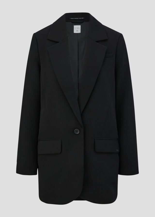 Oversize Blazer mit Pattentaschen