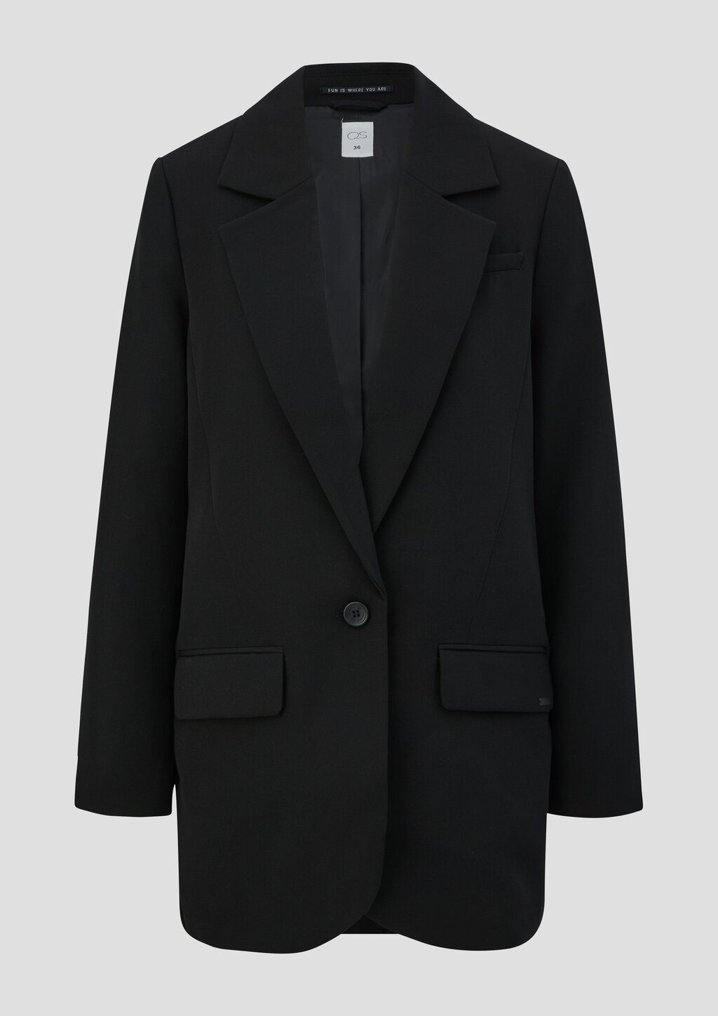 Oversize Blazer mit Pattentaschen