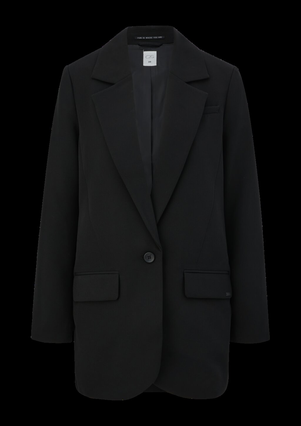 Oversize Blazer mit Pattentaschen