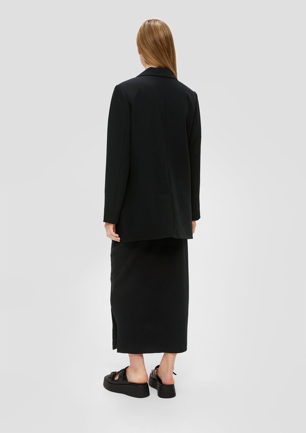 Oversize Blazer mit Pattentaschen