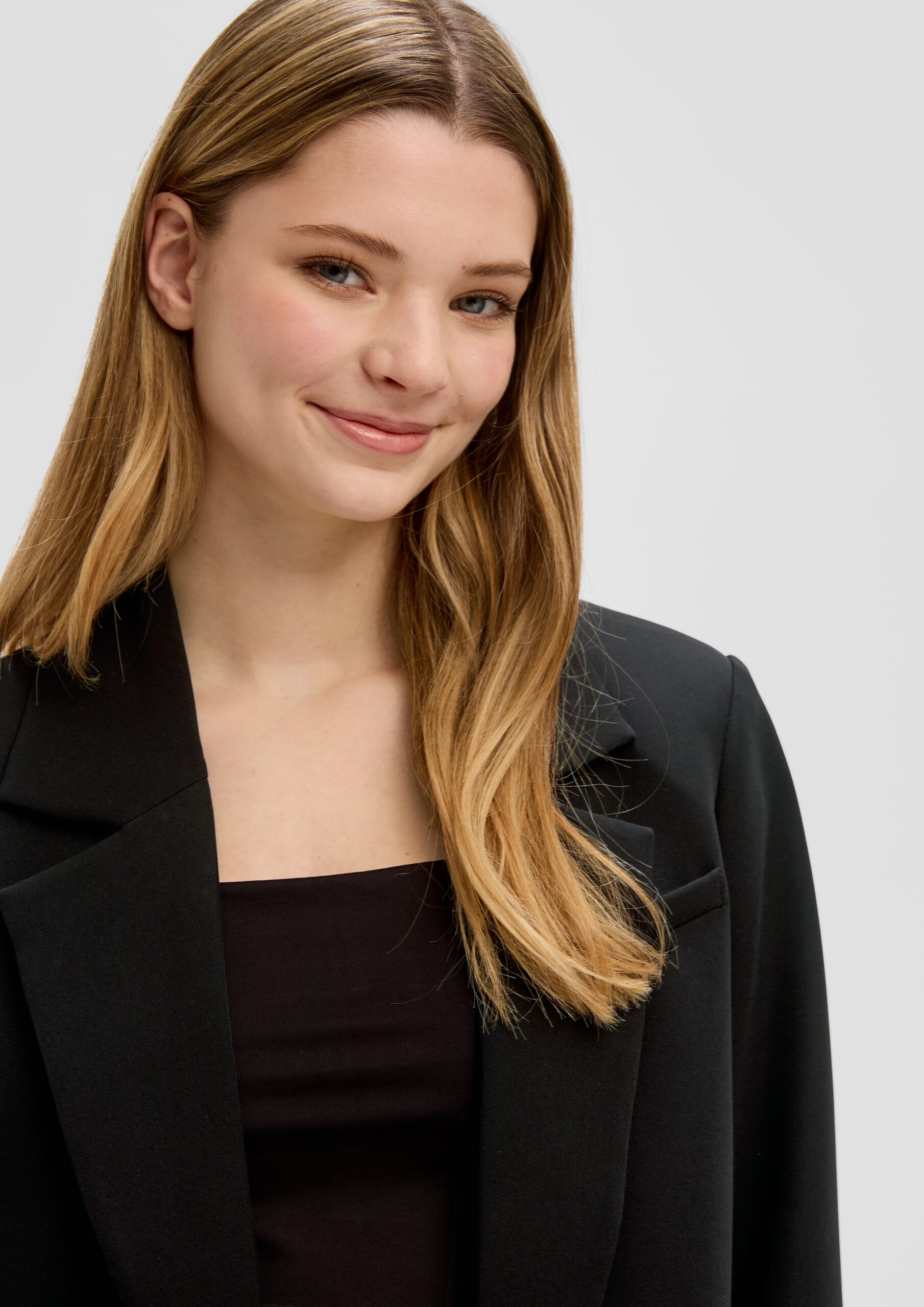 Oversize Blazer mit Pattentaschen