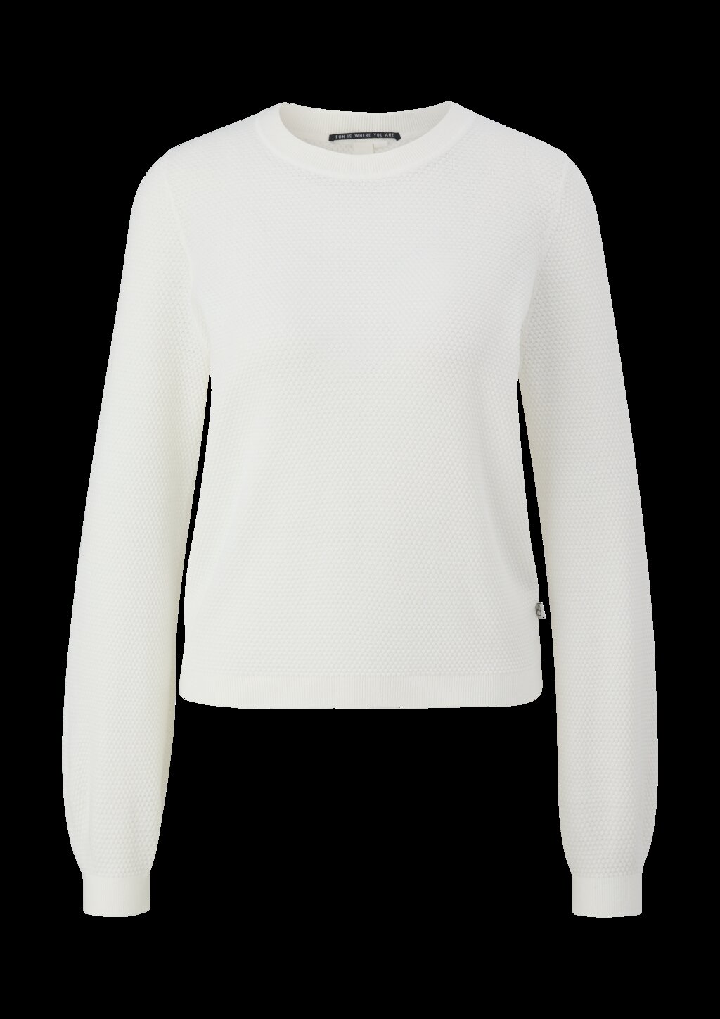 Strickpullover mit Dobby-Struktur