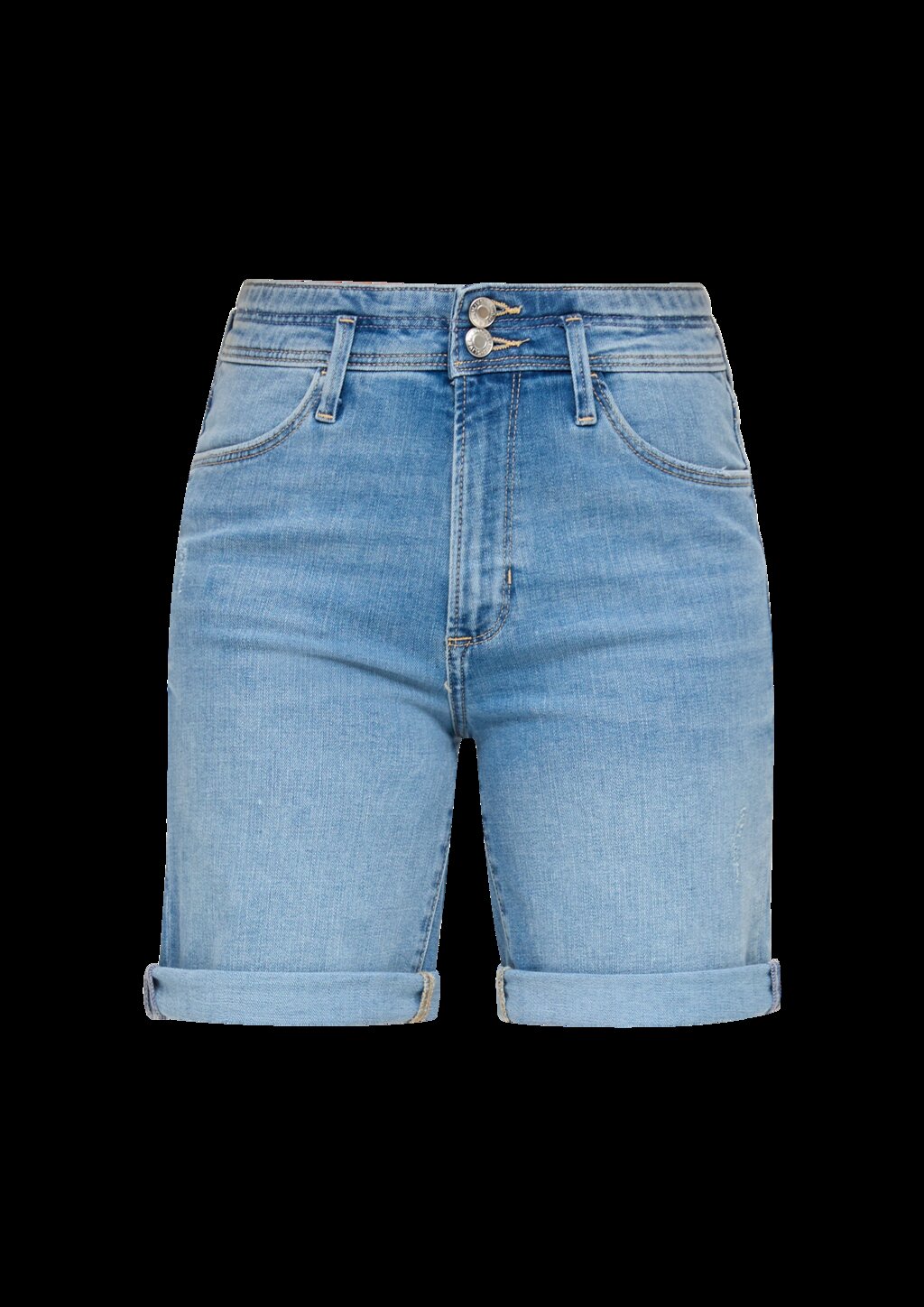 Bermuda Jeans Betsy / Regular Fit / Mid Rise / Straight Leg