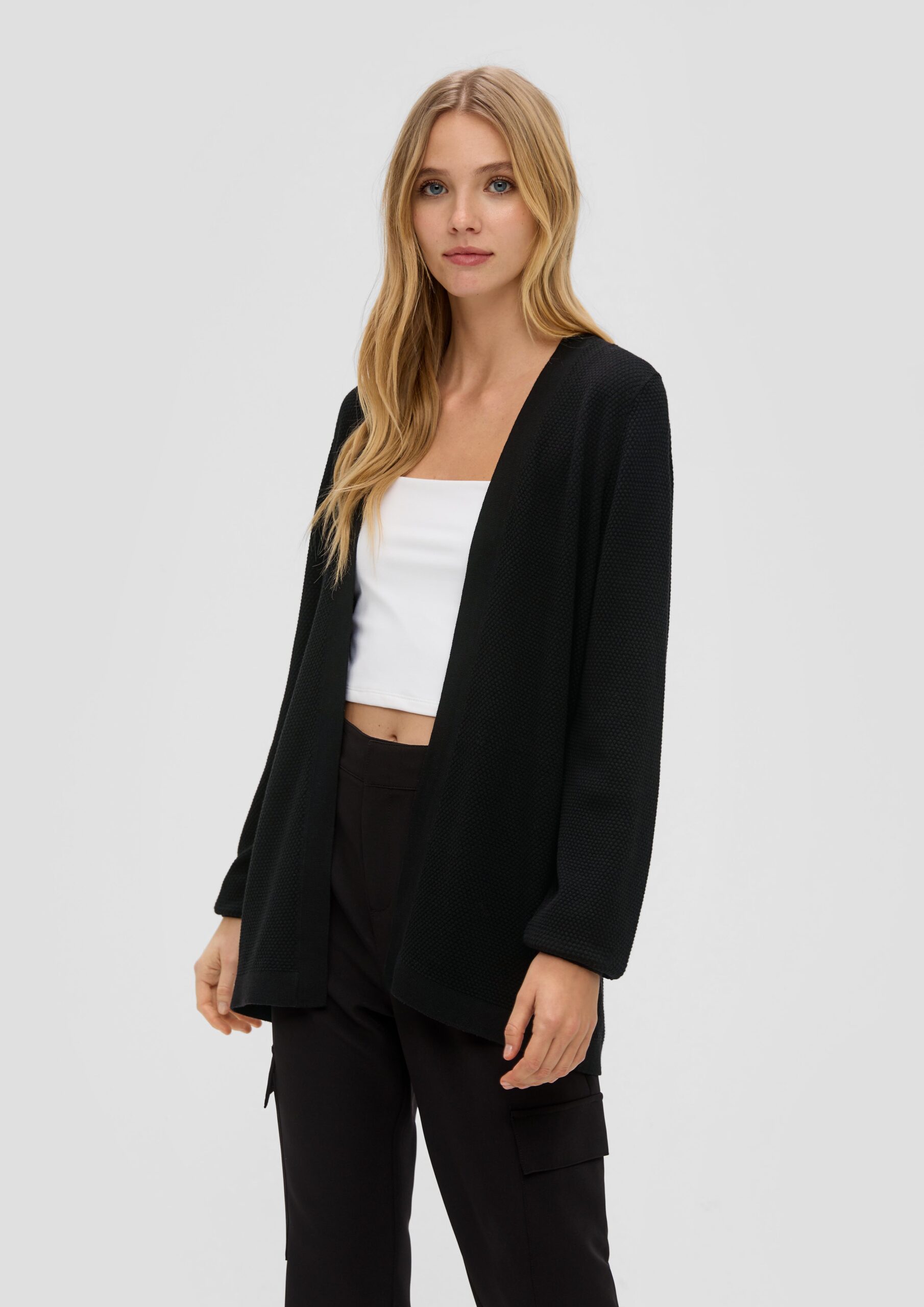 Strickjacke aus Viskosemix