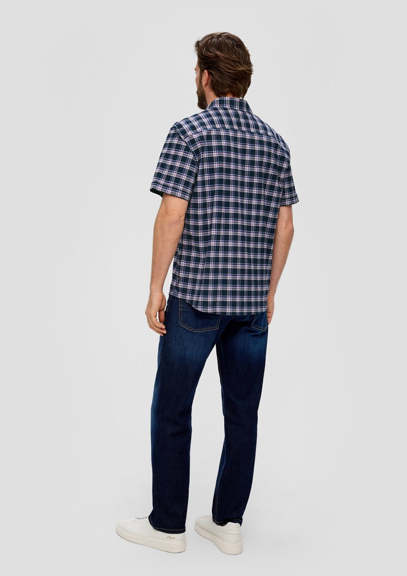 Kurzarmhemd mit Karomuster