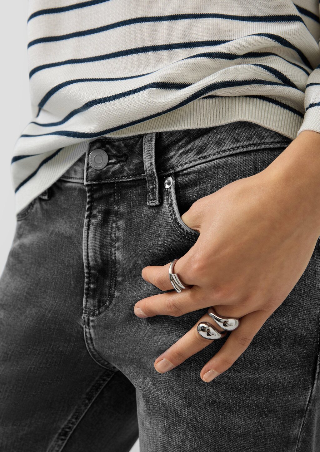 Jeans Catie / Slim Fit / Mid Rise / Straight Leg