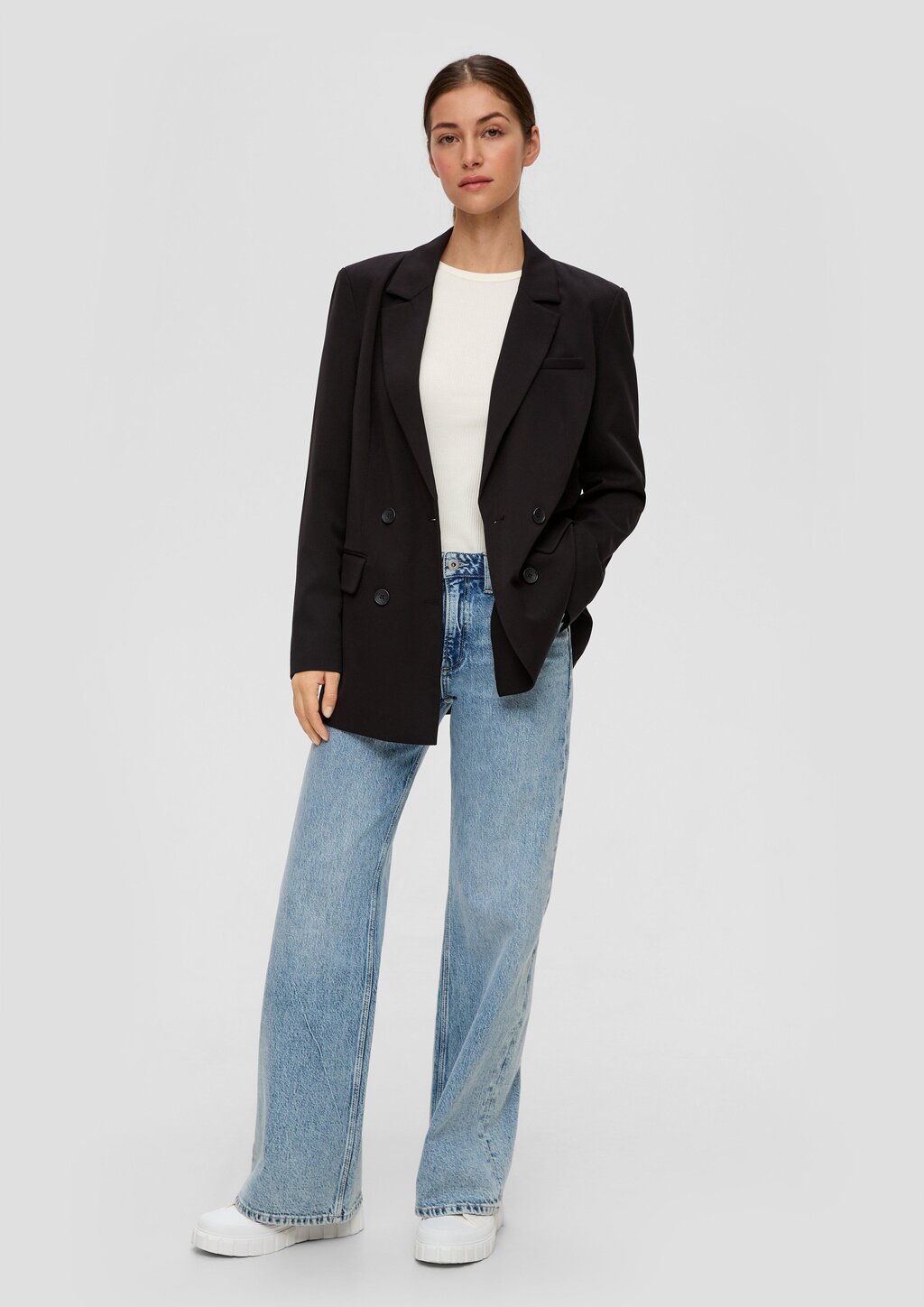 Geripptes Longsleeve