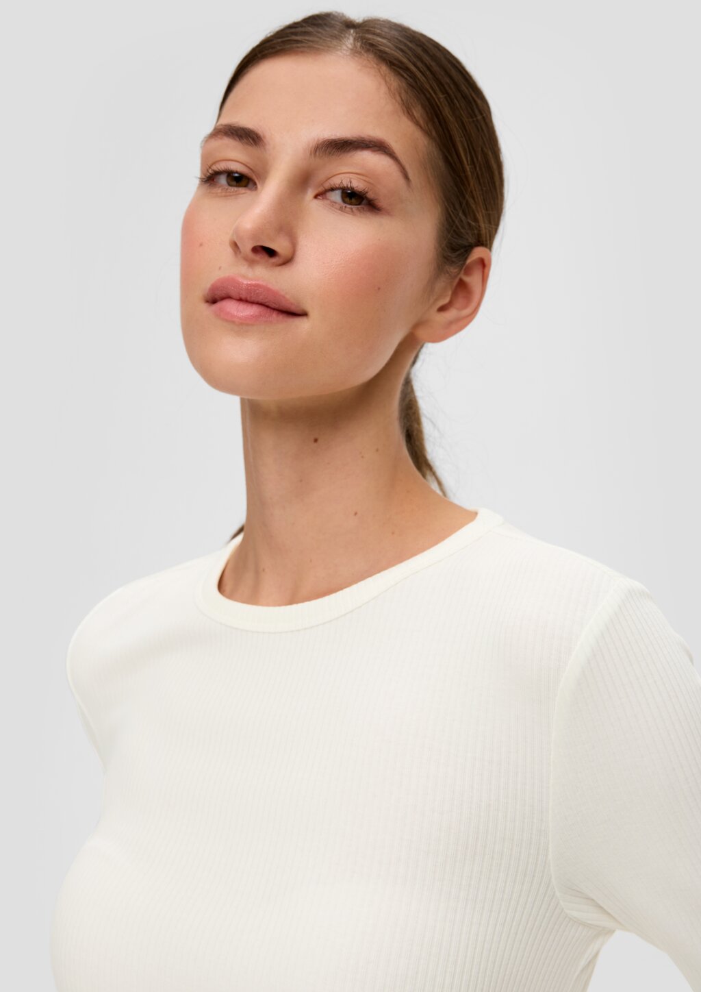 Geripptes Longsleeve