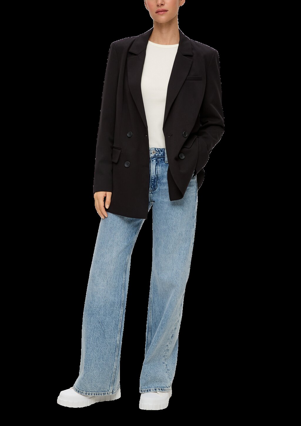 Geripptes Longsleeve