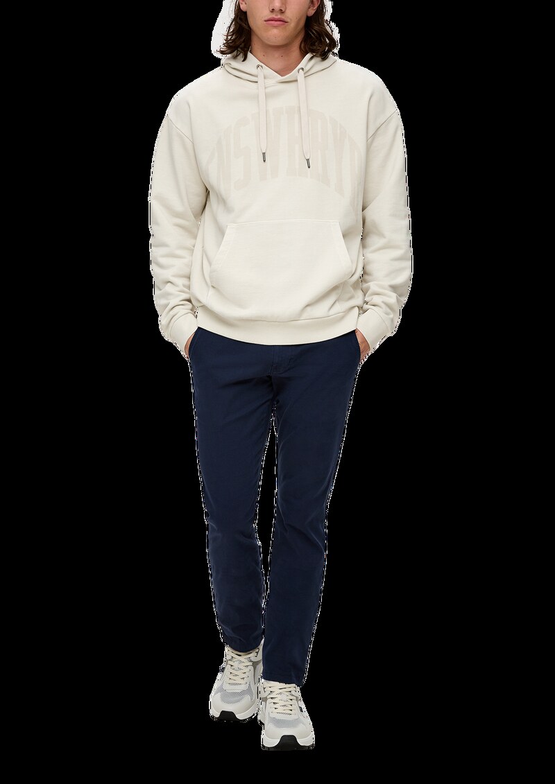 Gewaschene Chino aus Stretch-Twill