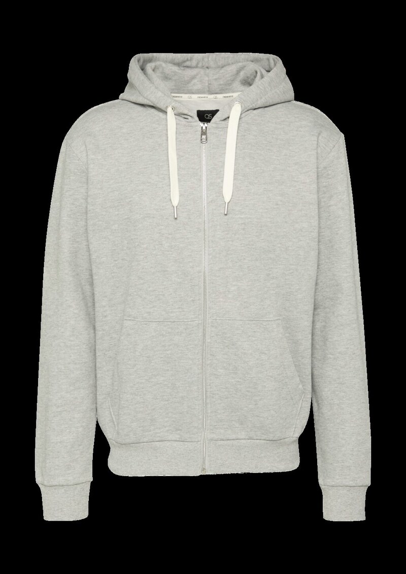 Basic-Sweatjacke mit Kapuze