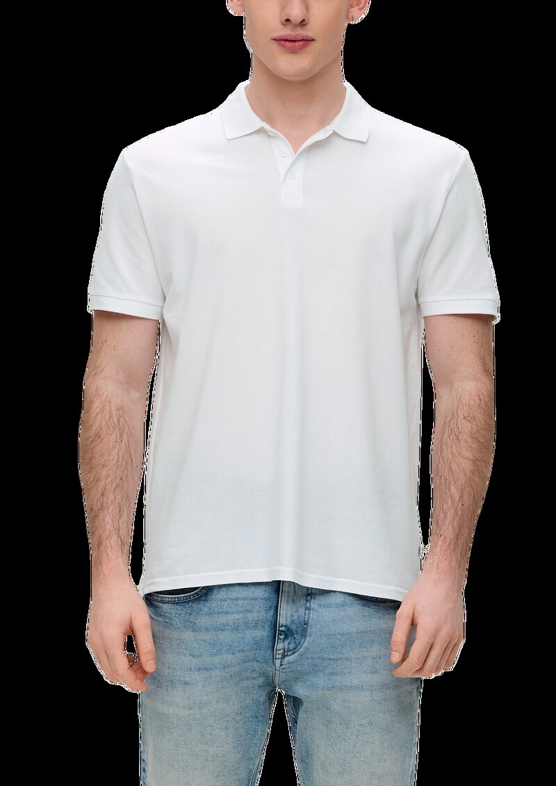 Poloshirt mit Piquéstruktur