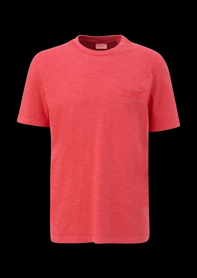 Jerseyshirt mit Labelprint