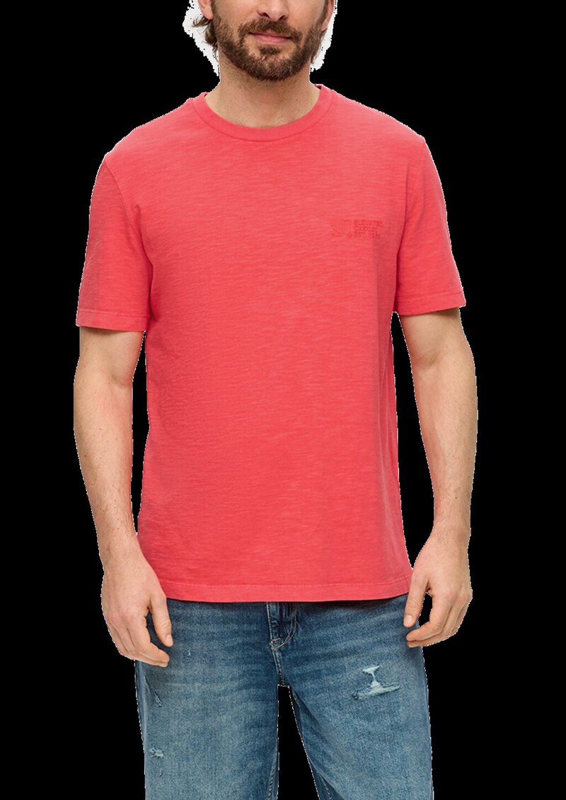 Jerseyshirt mit Labelprint