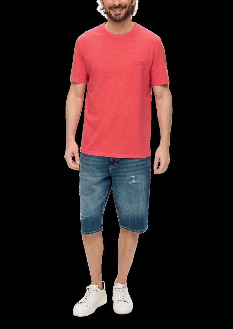 Jerseyshirt mit Labelprint