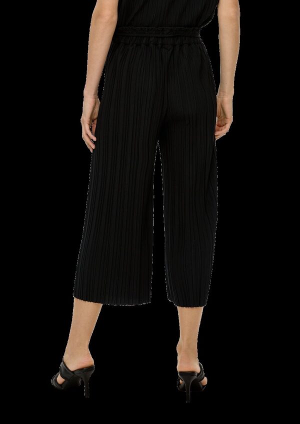Plissierte Hose mit Wide Leg