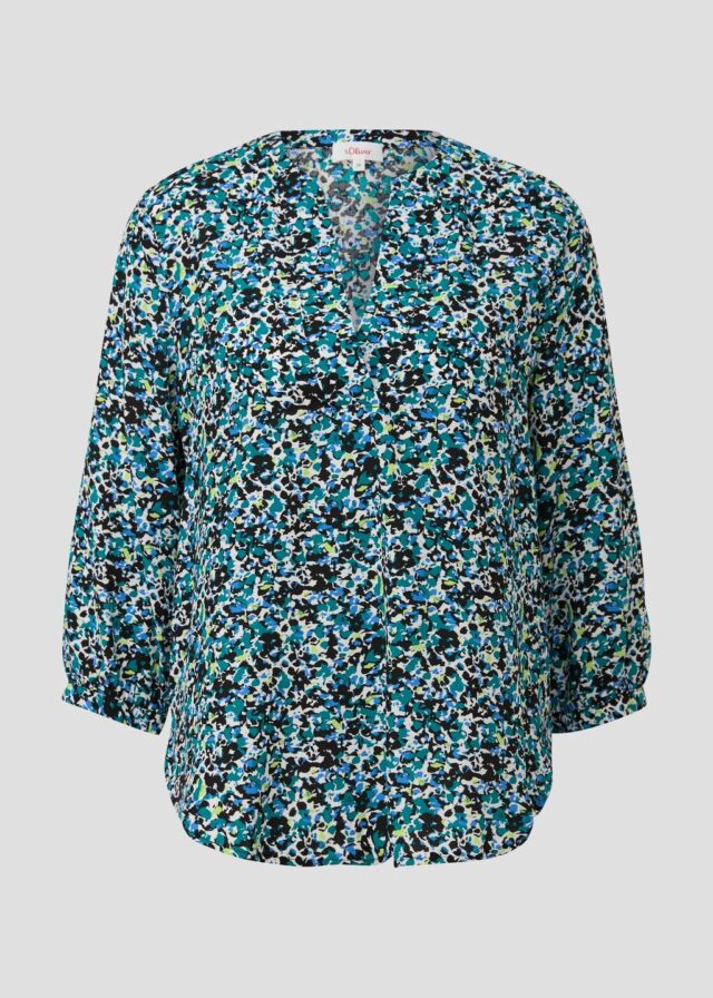 Tunikabluse mit All-over-Print