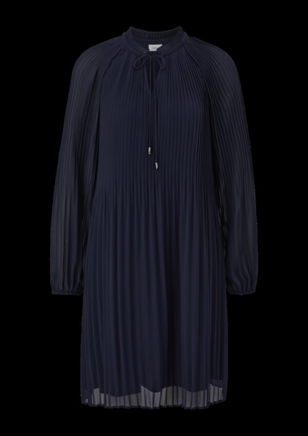 Plissiertes Kleid aus Chiffon