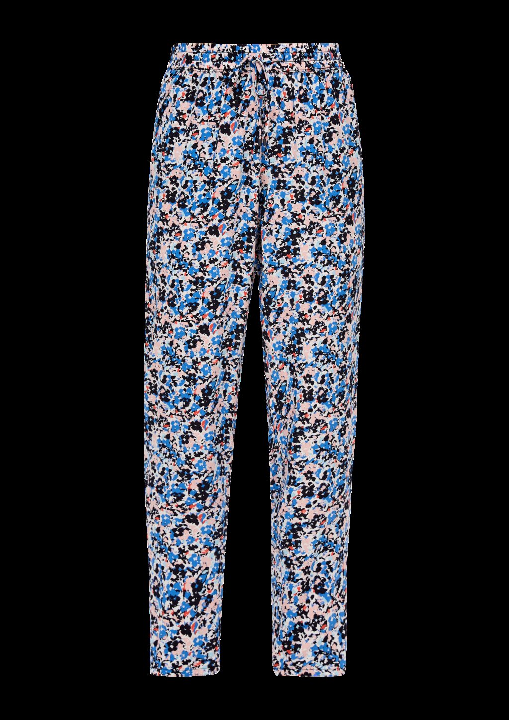 Schlupfhose aus reiner Viskose mit Tapered Leg